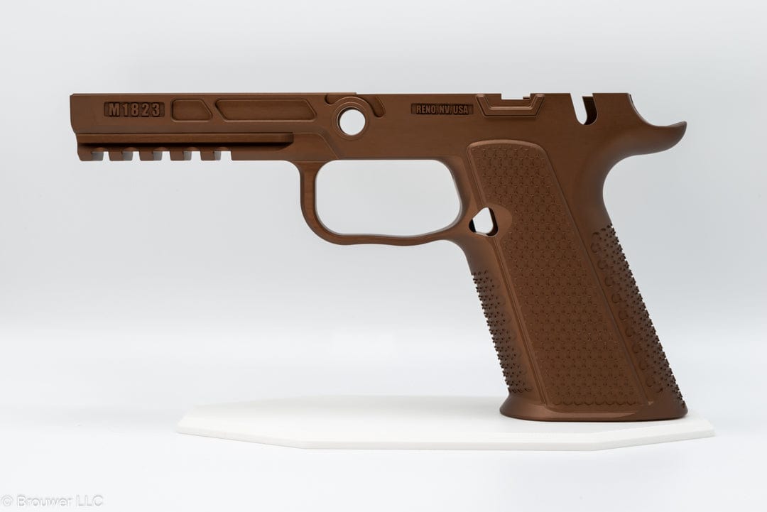 Brouwer LLC Brouwer Burnt Bronze / No Safety Selector M1823 Grip Module - Aluminum