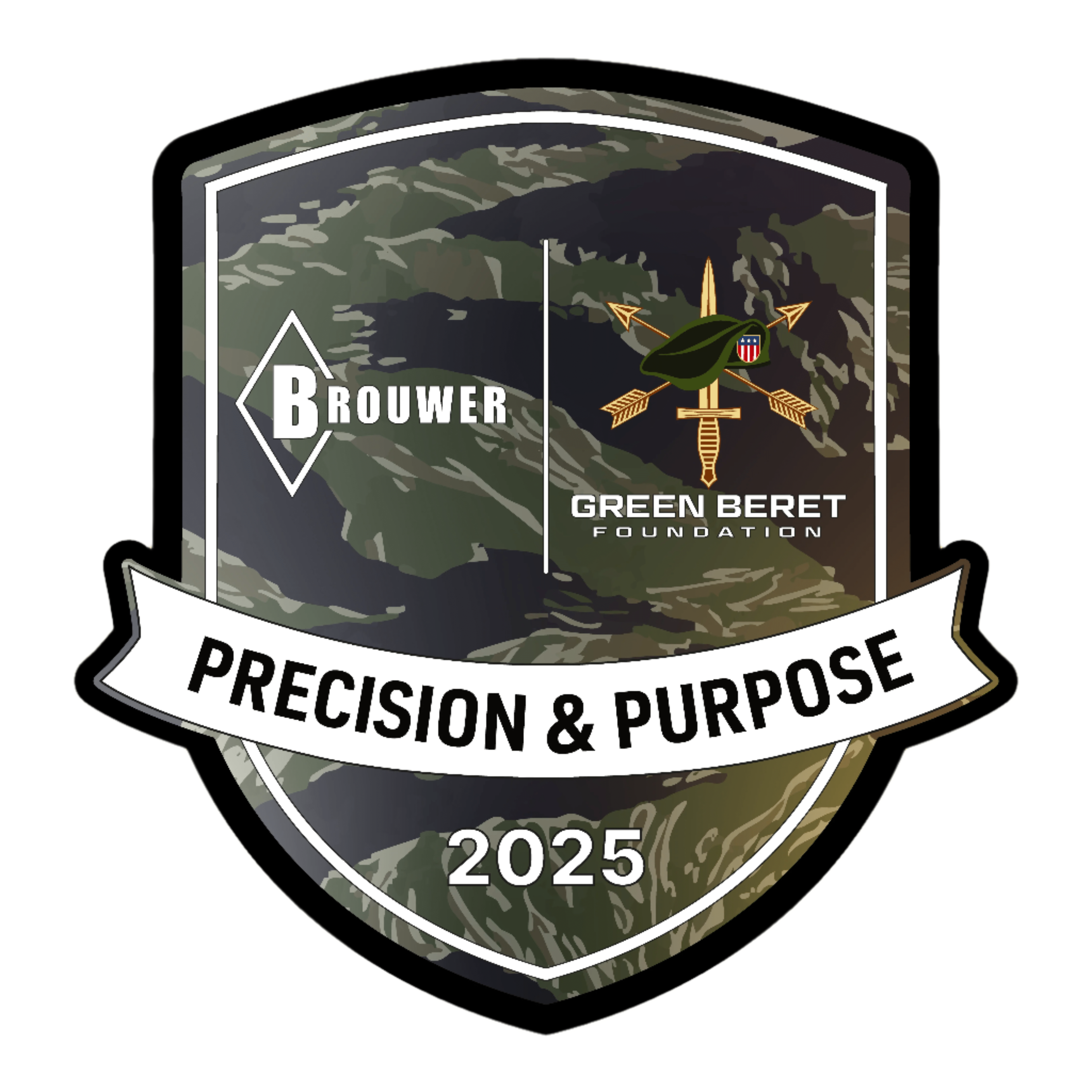 Brouwer LLC sticker Green Beret Foundation 2025 Limited Edition Vinyl Sticker