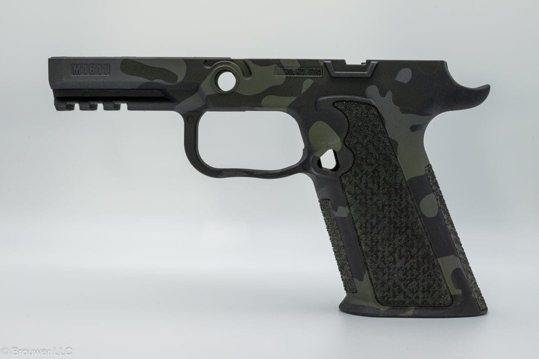 Brouwer LLC M1811 Grip Mod with Custom Multicam Pattern