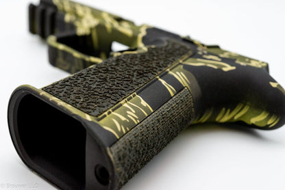 Brouwer LLC M1811 Grip Module with Tiger Stripe Custom Cerakote Patterns