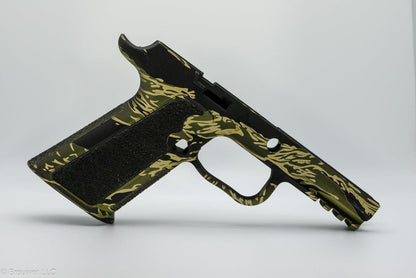 Brouwer LLC M1811 Grip Module with Tiger Stripe Custom Cerakote Patterns