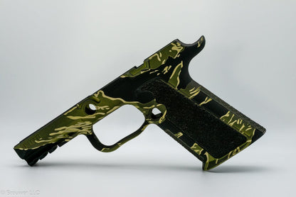 Brouwer LLC M1811 Grip Module with Tiger Stripe Custom Cerakote Patterns